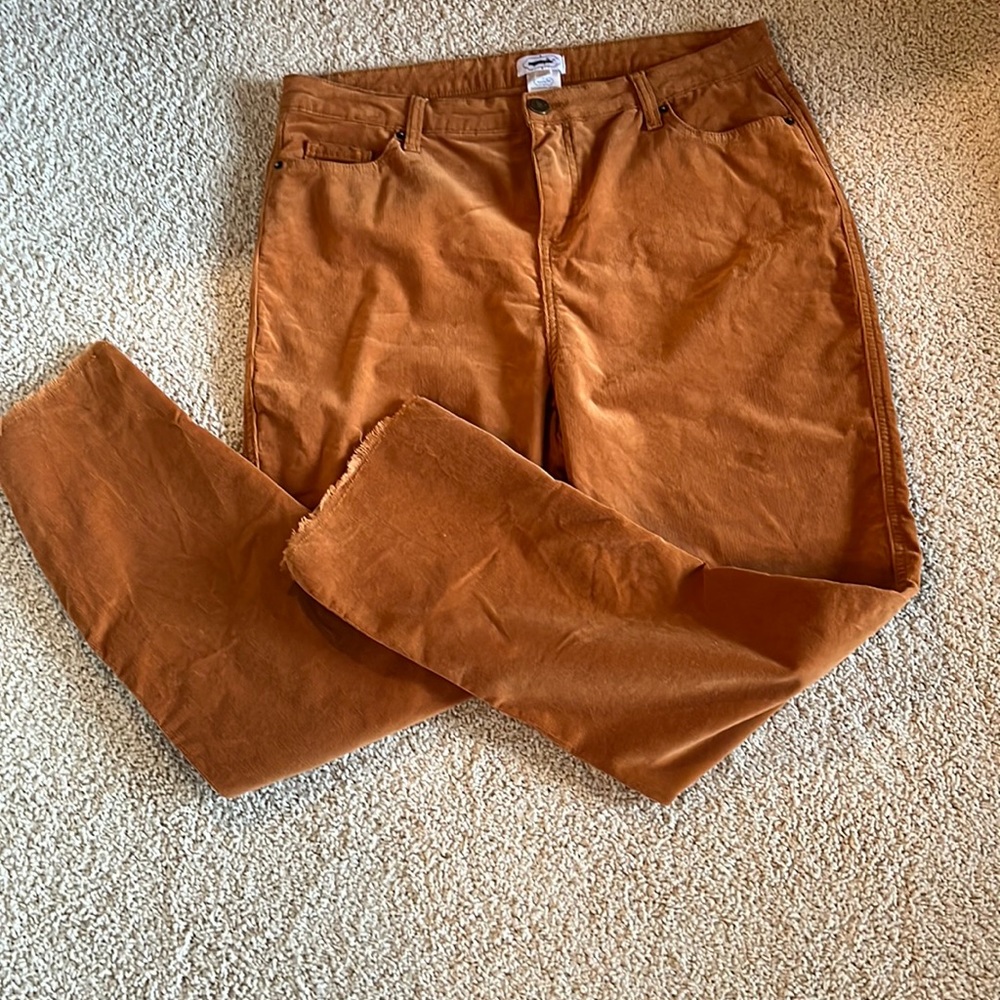 NWT Mud Pie corduroy straight leg pants XL